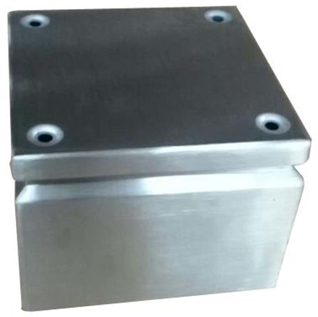 TieDex UK Unpainted Stainless Steel Terminal Box, IP66, 300 mm, 300mm 120 mm