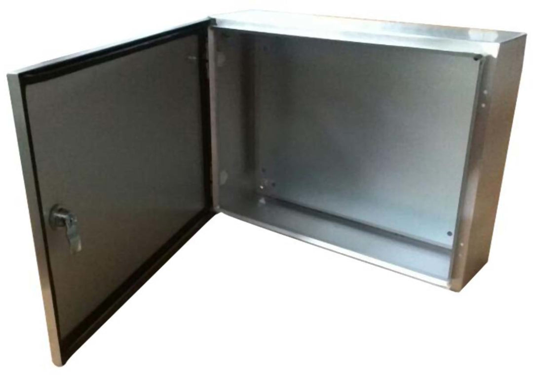 TieDex UK 304 Stainless Steel Wall Box, IP66, 500 mm x 500 mm x 200 mm