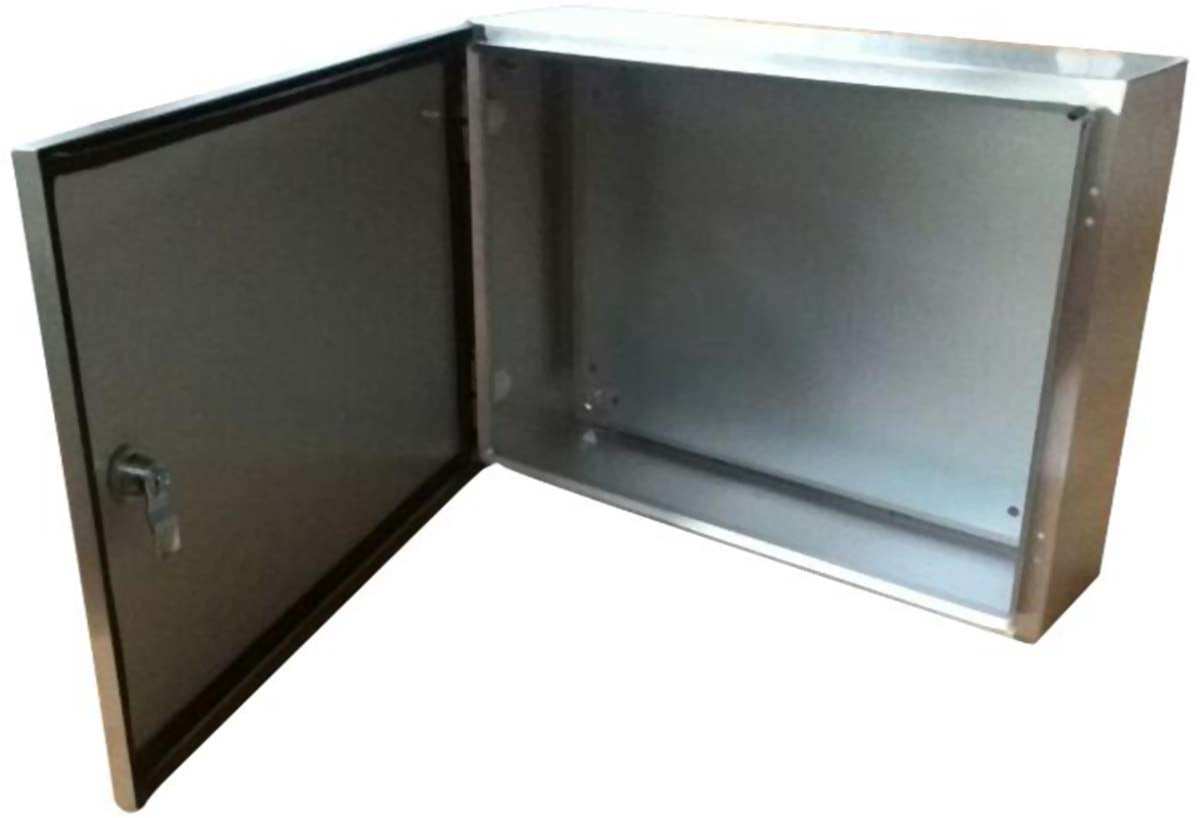 TieDex UK 304 Stainless Steel Wall Box, IP66, 400 mm x 400 mm x 200 mm