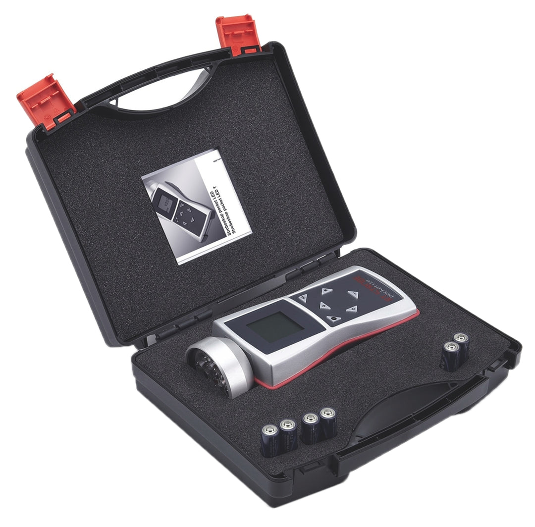 TieDex UK Handheld Stroboscope, 300000rpm Max, ±0.02 % Accuracy