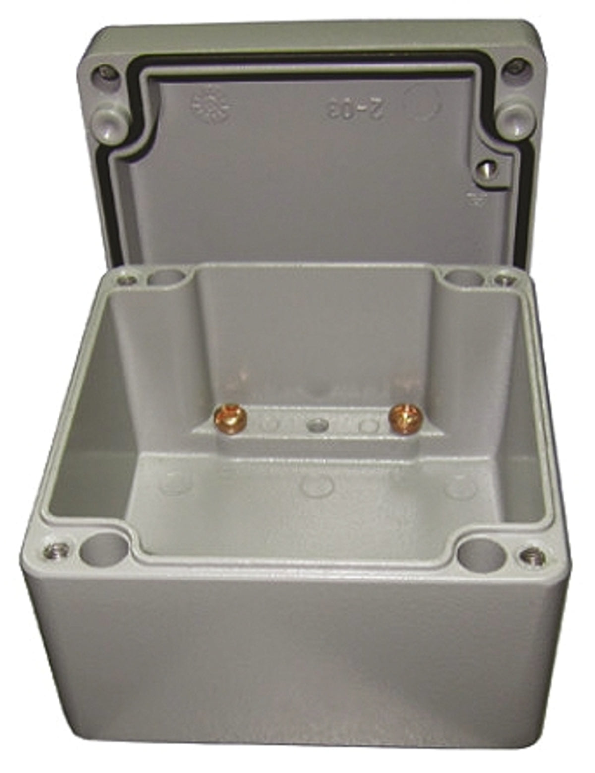 TieDex UK Silver Silver Lid Die Cast Aluminium Enclosure, IP66, 110 mm x 400 mm x 230 mm