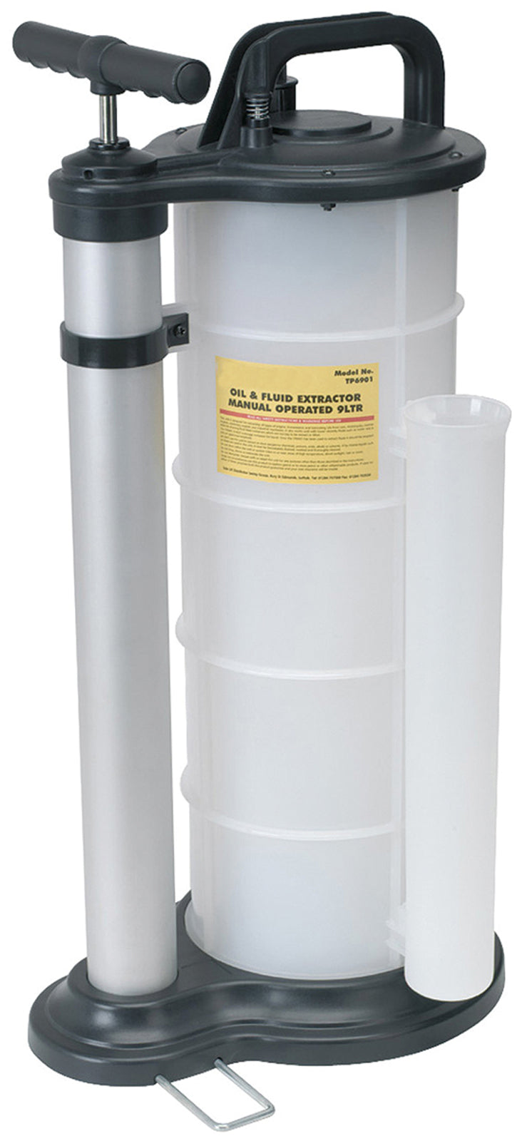 TieDex UK Plastic Oil Extractor Vacuum Pump, 9L