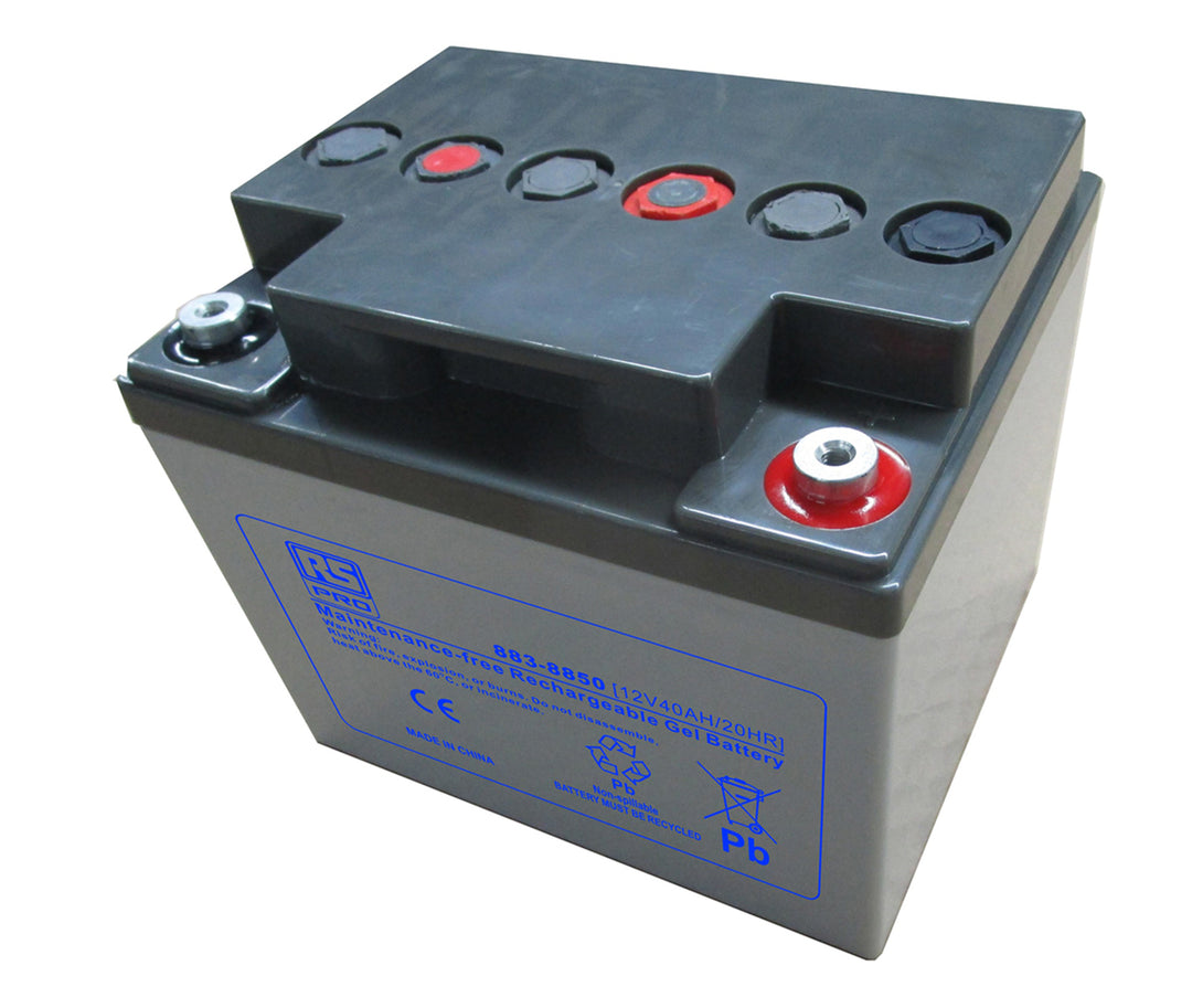 TieDex UK 12 V, T6 Sealed Lead Acid Battery, 40 Ah, 170mm x 197 mm
