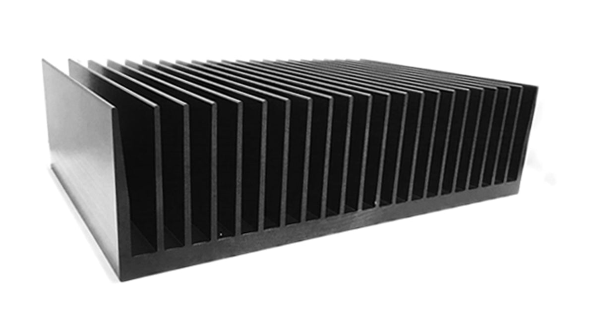 TieDex UK Heatsink, Universal Rectangular Alu, 0.07°C/W 83 mm 200 mm 300mm