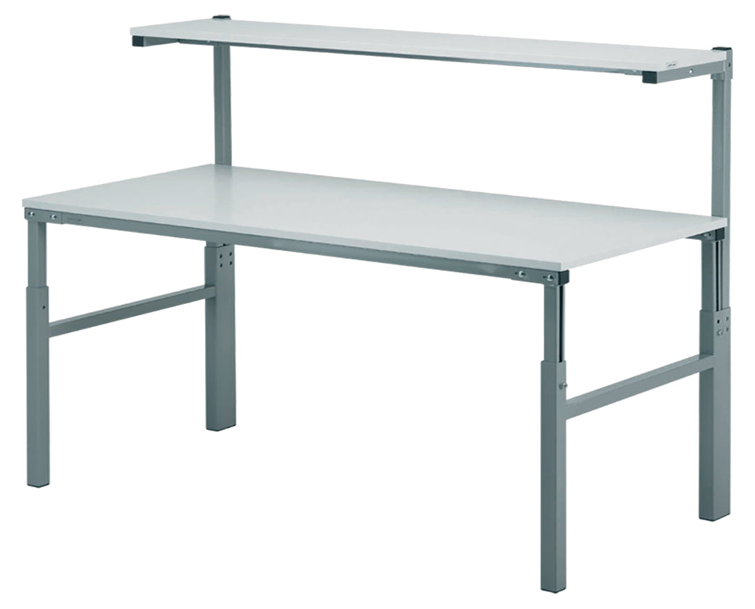 TieDex UK Workbench, 300kg Max Load Adjustable Height, 1.55 m x 1.8m x 700 mm