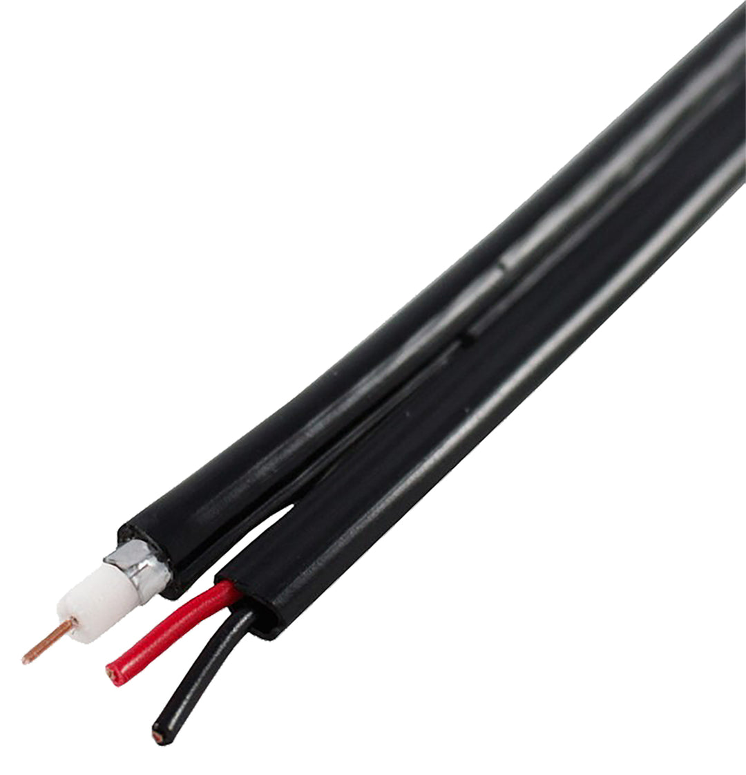 TieDex UK SDI Coaxial Cable, 100 m Black