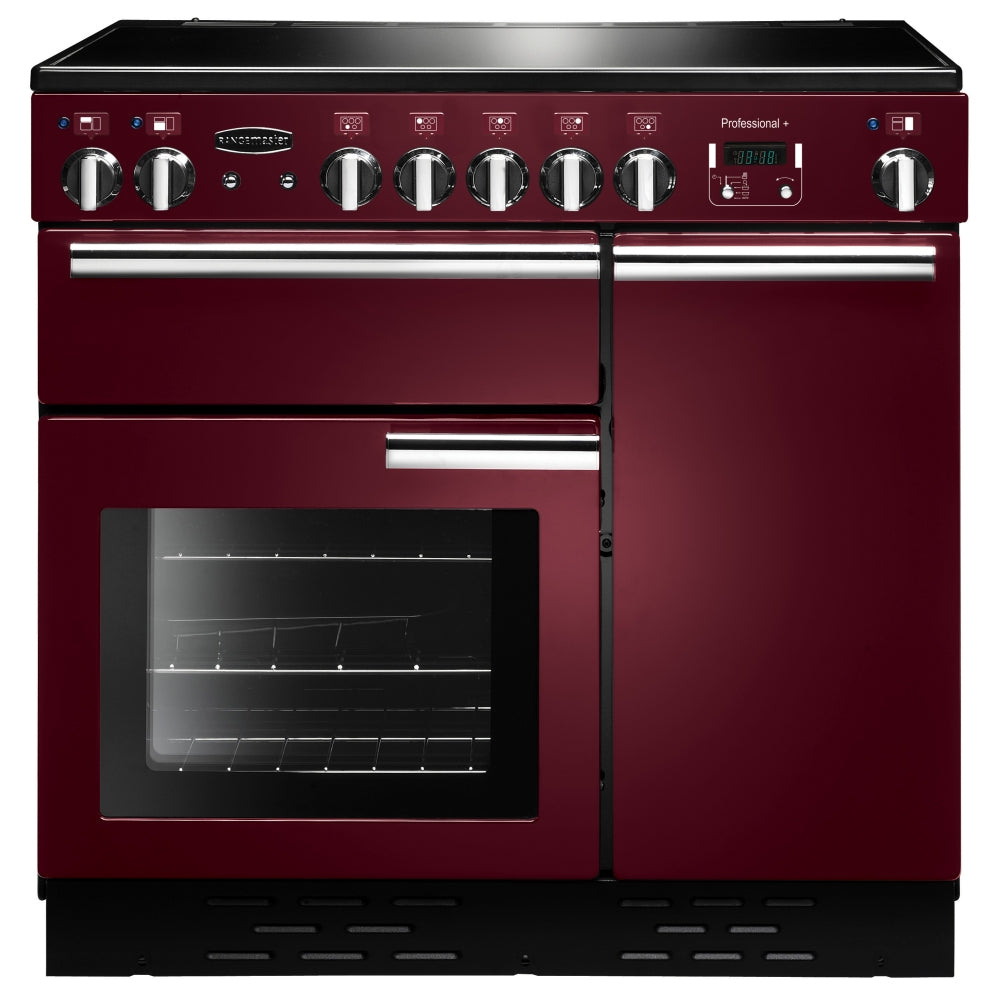 Rangemaster PROP90EICY/C Professional Plus 90cm Induction Range Cooker 91740 – CRANBERRY