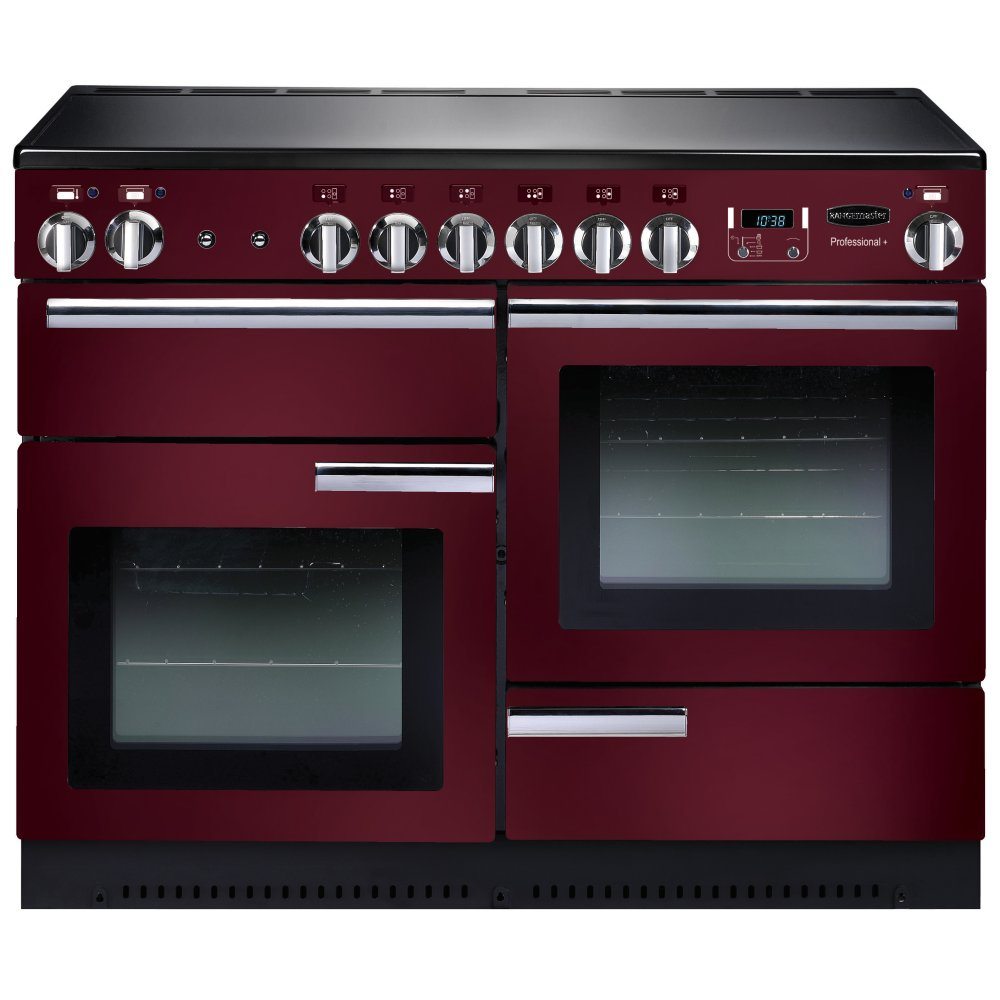 Rangemaster PROP110ECCY/C Professional Plus 110cm Ceramic Range Cooker 91890 – CRANBERRY