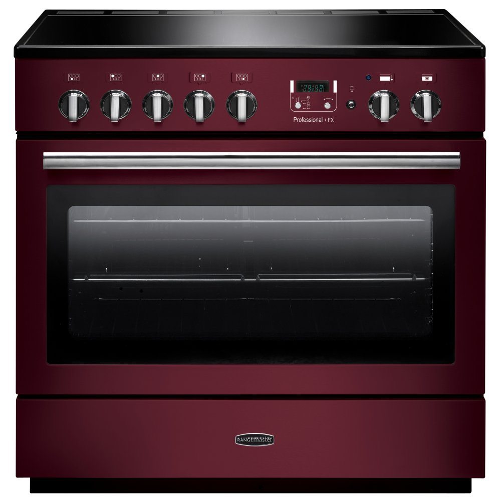 Rangemaster PROP90FXEICY/C Professional Plus FX 90cm Induction Range Cooker 96330 – CRANBERRY