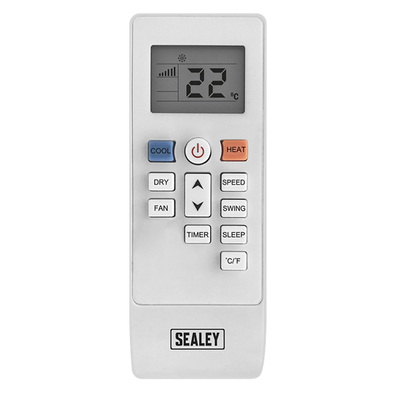 Portable Air Conditioner/Dehumidifier/Air Cooler/Heater with Window Sealing Kit 12,000Btu/hr