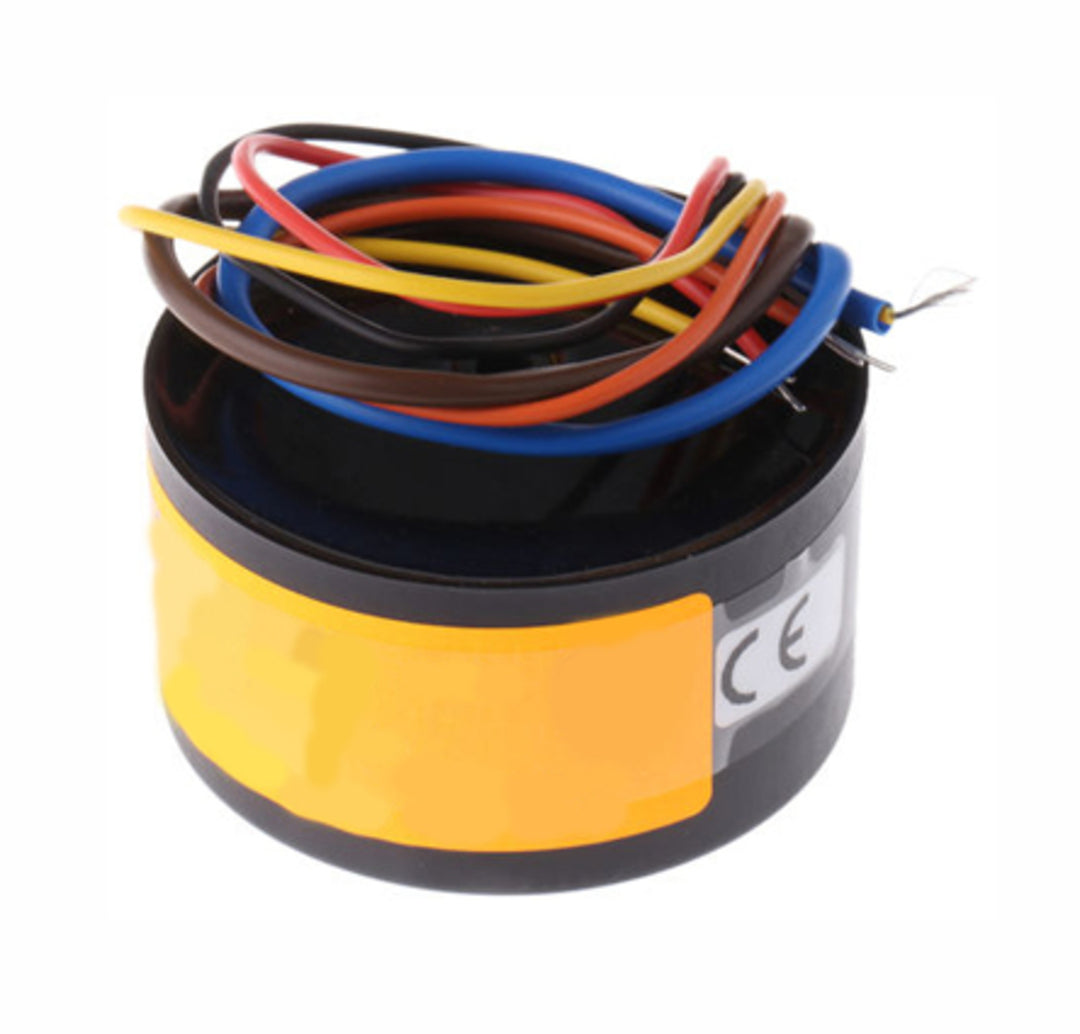 TieDex UK 230 V ac 2 x 55 V ac Toroidal Transformer 2 Output 500 VA, EN615581 Class II, UL506, UL51, EN60065 Class II