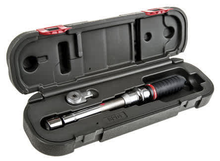 Facom Click Torque Wrench, 5 To 25 Nm, 1/4 in Drive, Square Drive, 271mm Overall, RSCAL