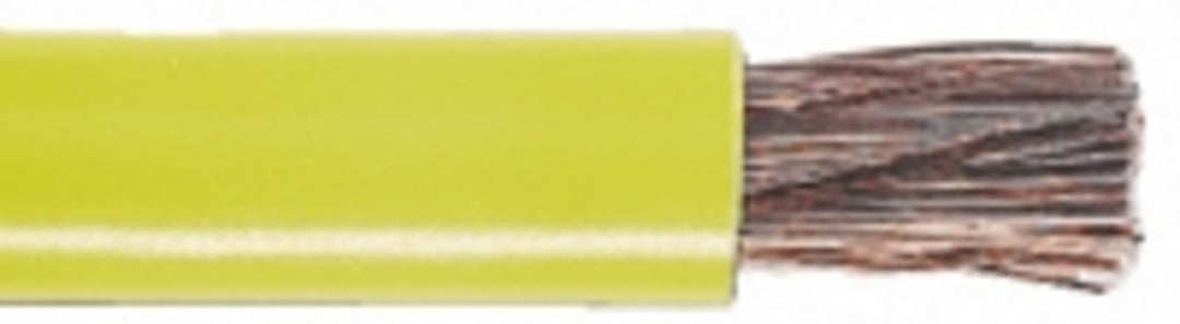 TieDex UK Yellow 16 mm² Hook Up Wire, 6 AWG, 126 x 0.4 mm, 400 μm core strands, 100 m, Polyvinyl Chloride