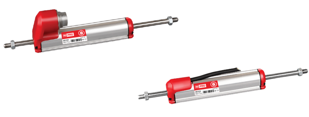 TieDex UK Linear Measuring Position Sensor 28V, Analogue Signal, 5 mm Shaft