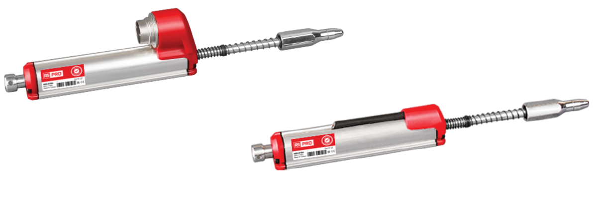 TieDex UK Linear Measuring Position Sensor 28V, Analogue Signal, 5 mm Shaft