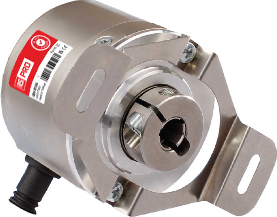 TieDex UK Incremental Rotary Encoder 5V dc, 2500 ppr ppr, Line Driver Signal, Hollow Type, 12 mm Shaft