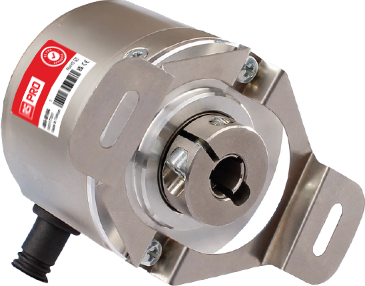 TieDex UK Incremental Rotary Encoder 5V dc, 2500 ppr ppr, Line Driver Signal, Hollow Type, 12 mm Shaft
