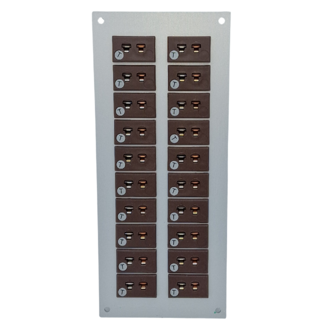 TieDex UK Thermocouple Connector Panel for Use with Fascia, RoHS Standard