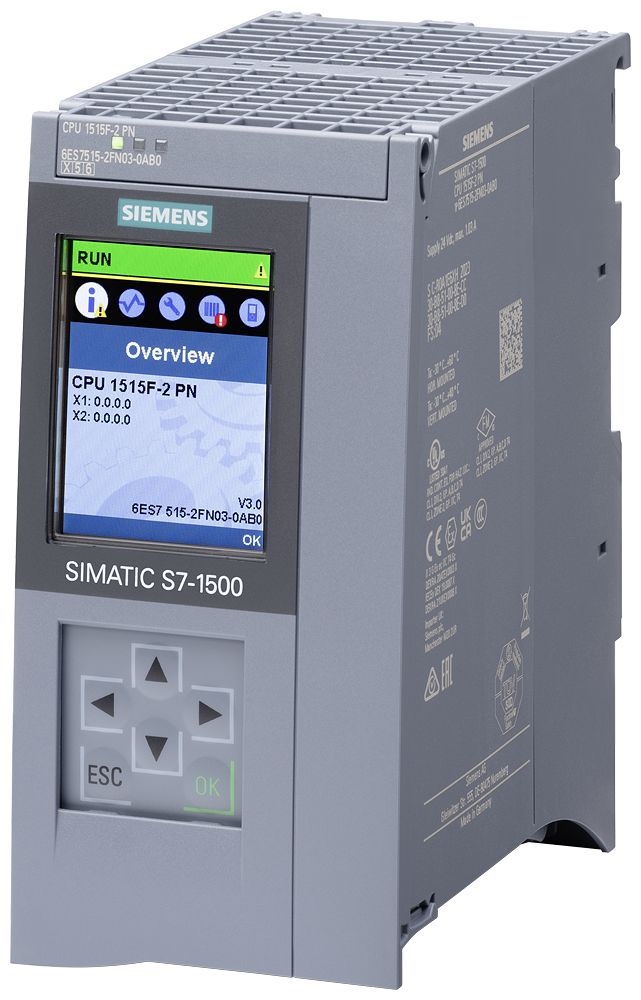 Siemens 6AG2515 Series PLC CPU, 20-Input, 20 Outputs
