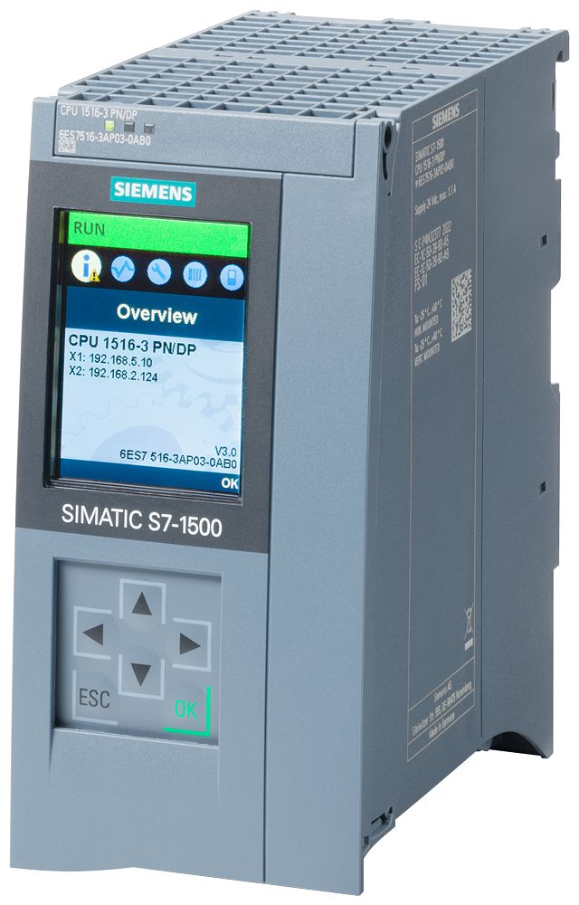 Siemens 6AG2516 Series PLC CPU, 20-Input, 20 Outputs