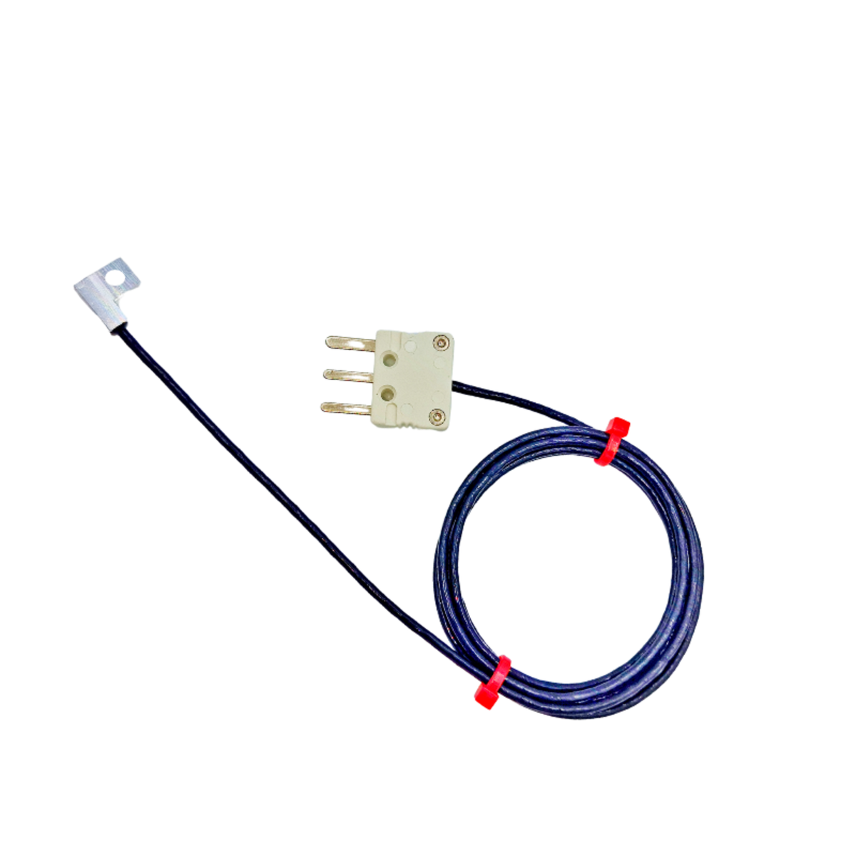 TieDex UK PT100 RTD Sensor 3 mm Dia, 5 m Long, 2 Wire, Class A 230 °C max