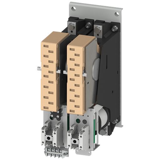 Siemens 3TC Contactor, 220V ac, 230 V ac Coil, 2-Pole, 400 A, 750 kW 230V ac, 4 NO/4 NC, 230V ac