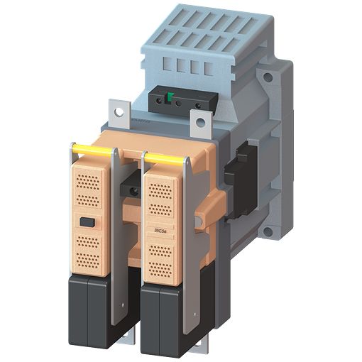 Siemens 3TC Contactor, 24V dc Coil, 2-Pole, 400 A, 2 NO/2 NC