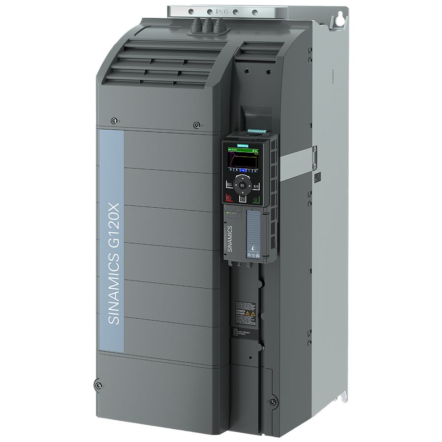 Siemens Inverter Drive, 110 kW, 3 Phase, G120X Series 480V 277 A