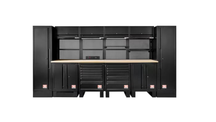 Facom 6 Door, 13 Drawer Metal Floor Standing Tool Cabinet 3.97m