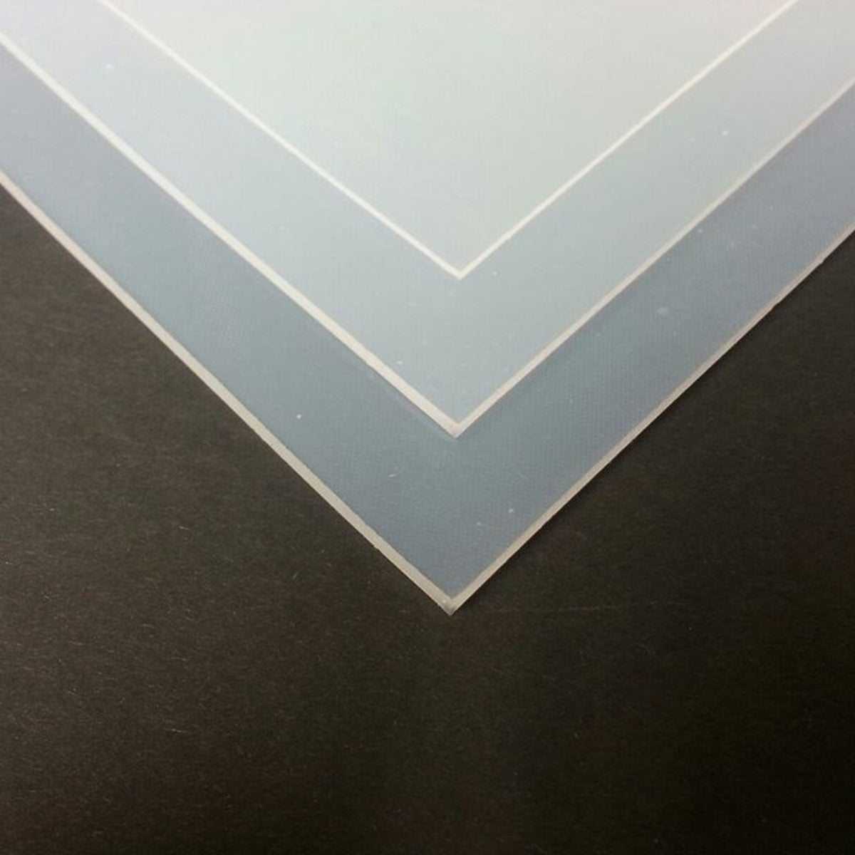 TieDex UK Translucent Silicone Rubber Sheet, 1 m x 1m x 2 mm, 11MPa, 200 °C