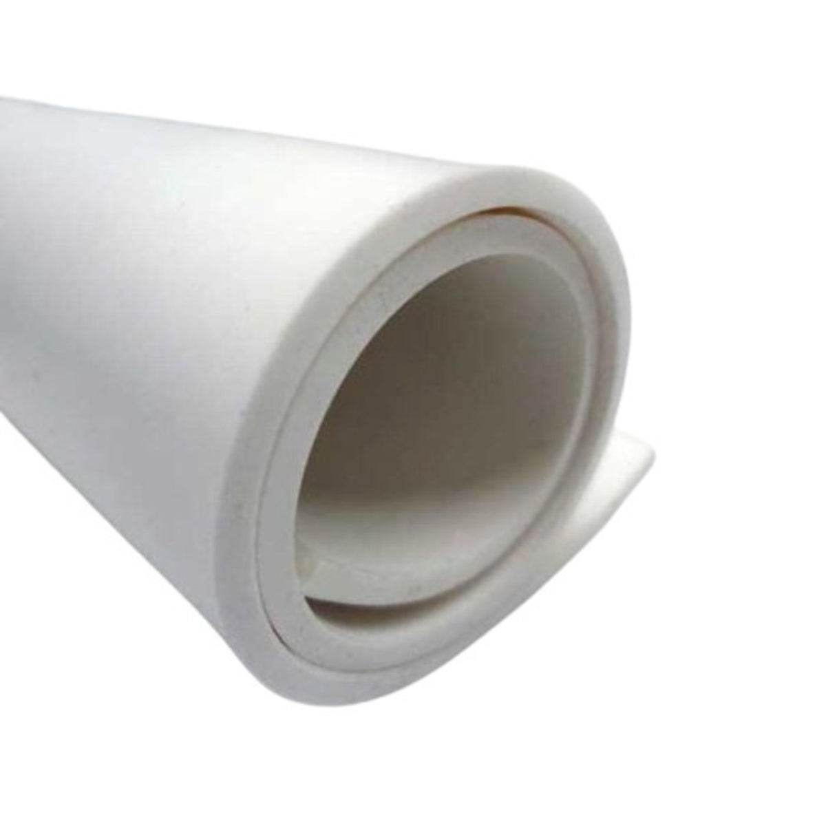 TieDex UK White Silicone Rubber Sheet, 1 m x 1m x 3 mm, 9MPa, 300 °C