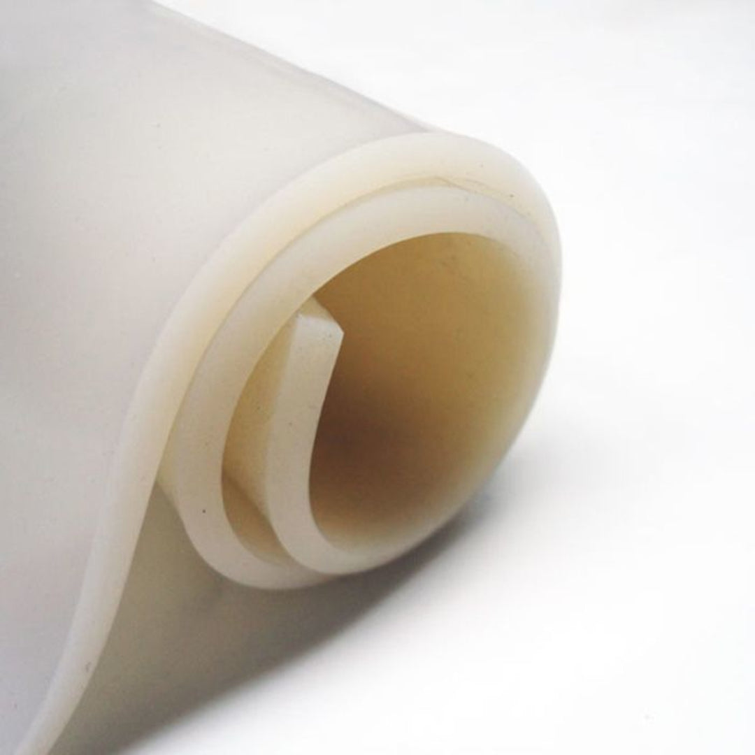 TieDex UK White Silicone Rubber Sheet, 1 m x 1.2m x 4 mm, 10MPa, 230 °C