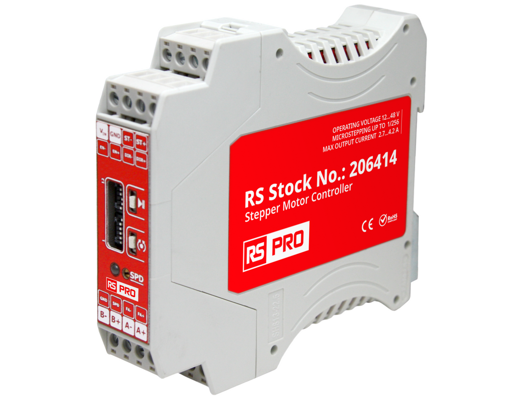 TieDex UK 48 W, 12V, 48 V, 2, 4 Phase, 4.2A Stepper Motor Controller, Speed Controller, Positioning Function
