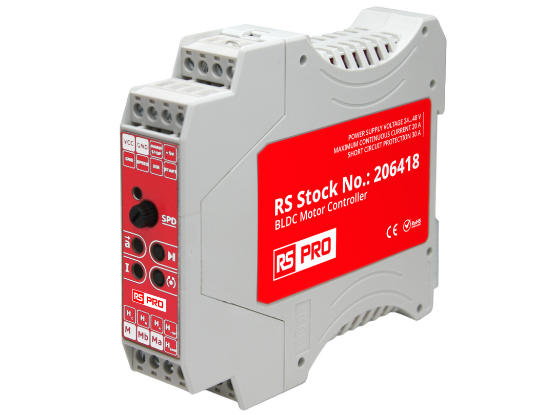 TieDex UK 960 W, 24V dc, 48 V dc, 3 Phase, 20A Motor Controller, Speed Controller Function
