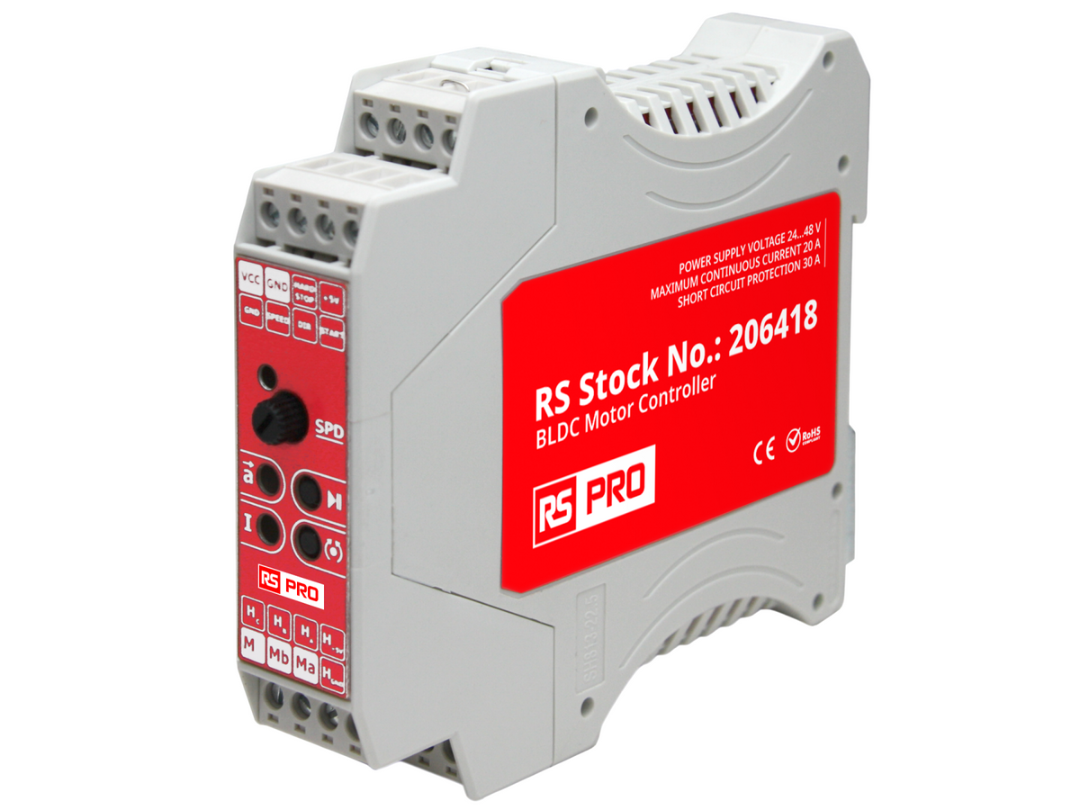 TieDex UK 960 W, 24V dc, 48 V dc, 3 Phase, 20A Motor Controller, Speed Controller Function