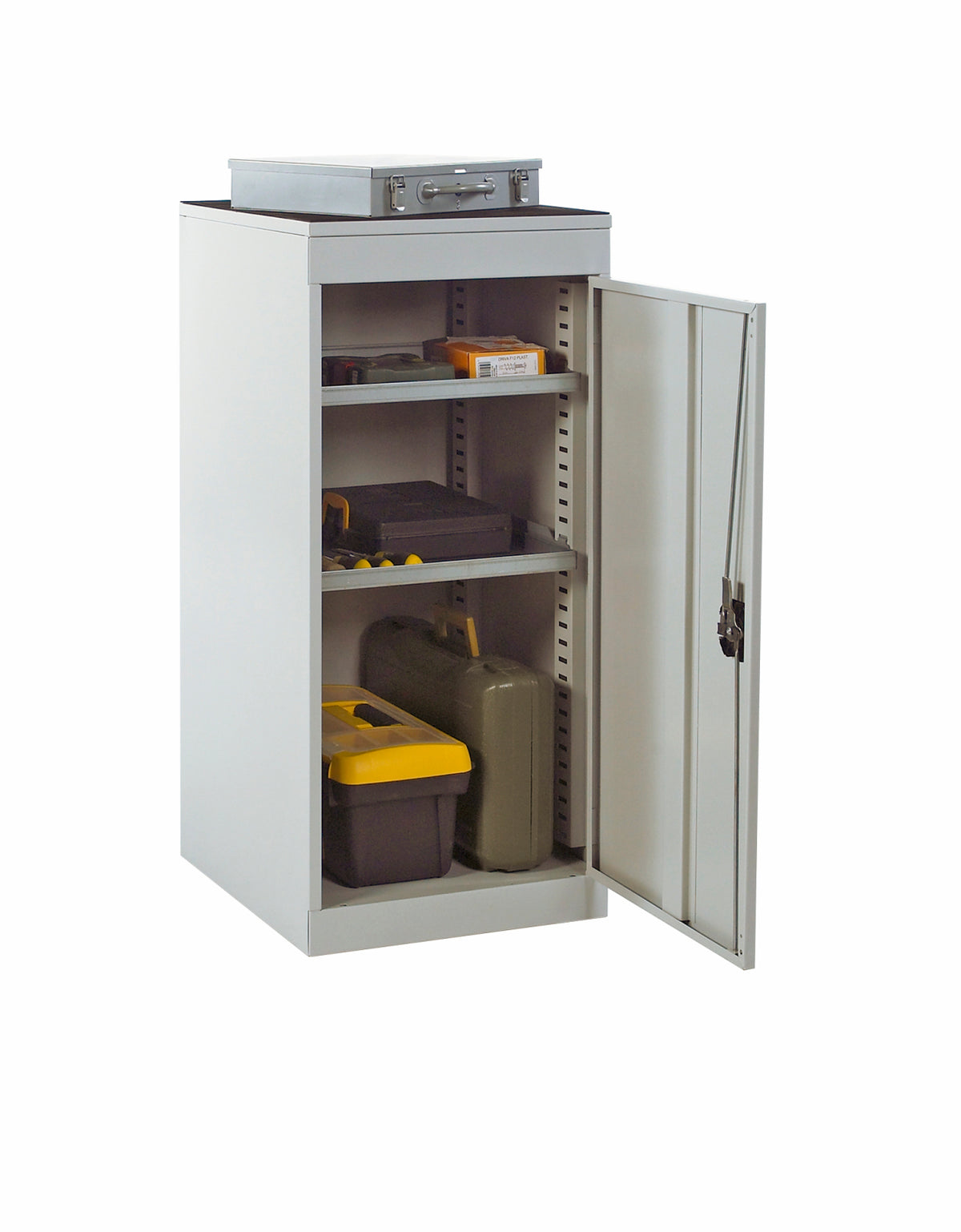 TieDex UK 1 Door Steel Floor Standing Tool Cabinet 984 mm 477mm, 505 mm