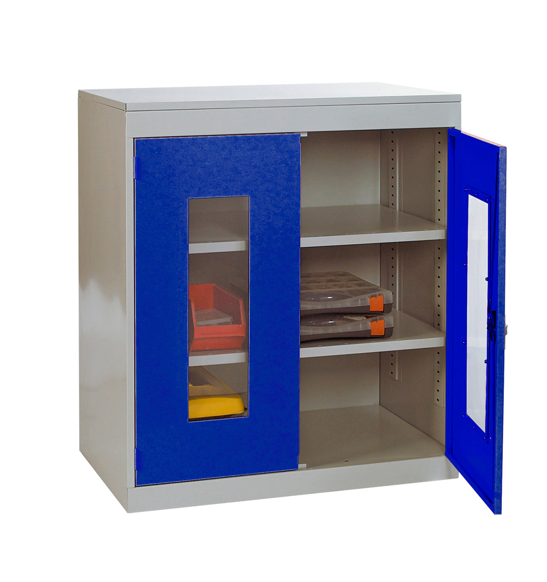 TieDex UK 1 Door Steel Floor Standing Cupboard 984 mm 915mm, 505 mm