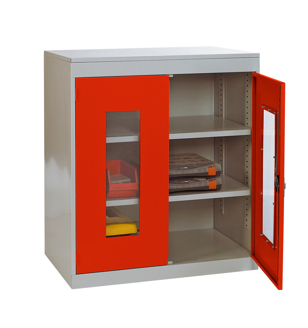 TieDex UK 1 Door Steel Floor Standing Cupboard 984 mm 915mm, 505 mm