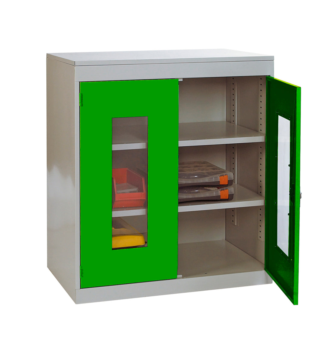 TieDex UK 1 Door Steel Floor Standing Cupboard 984 mm 915mm, 505 mm