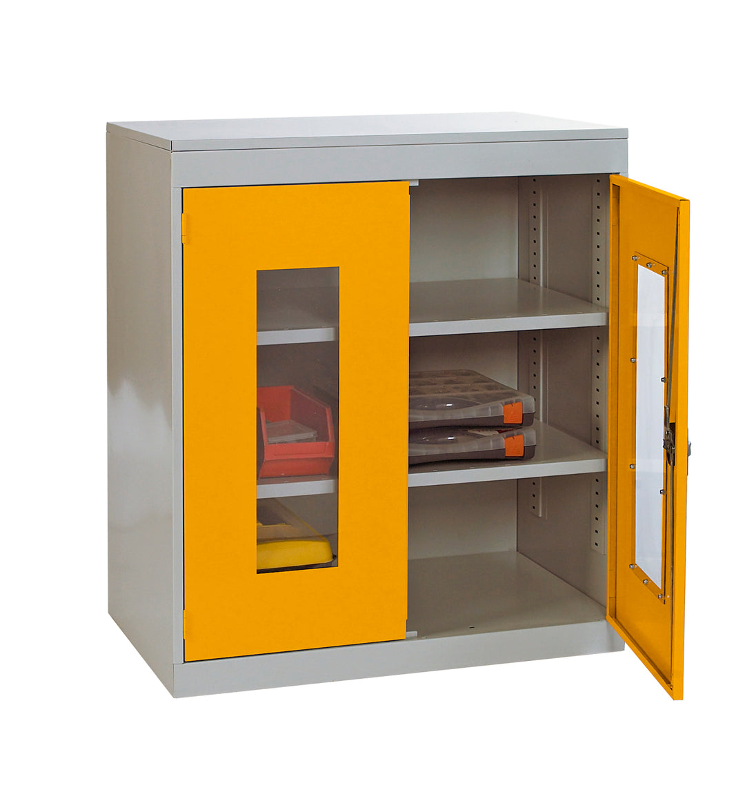 TieDex UK 1 Door Steel Floor Standing Cupboard 984 mm 915mm, 505 mm