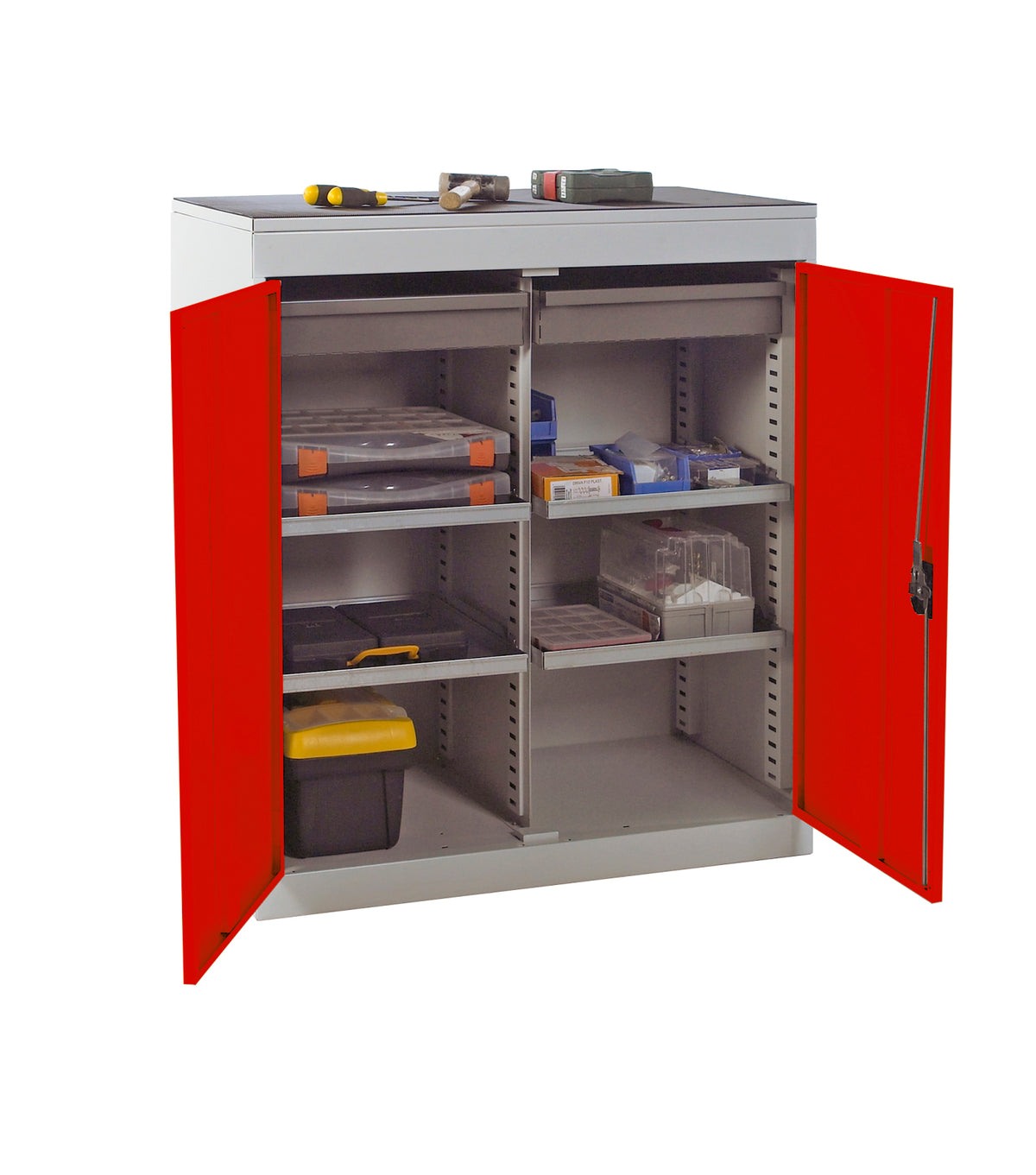 TieDex UK Steel Floor Standing Tool Cabinet 984 mm 915mm, 505 mm