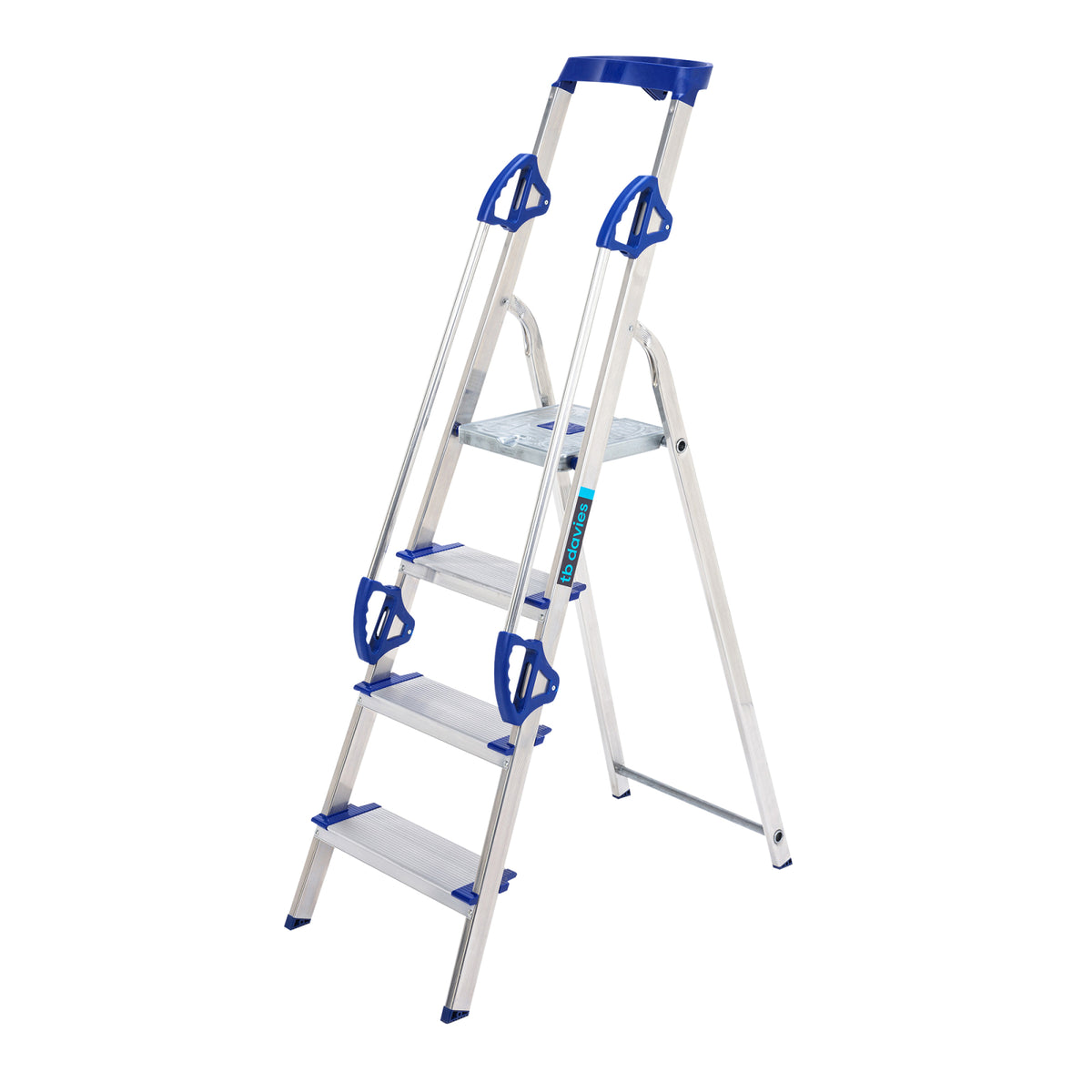 TieDex UK 4 steps Step Ladder, 840mm platform height, 820 μm open length