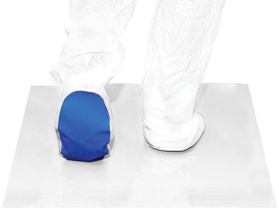 TieDex UK White ESD-Safe Mat Cleanroom, 458 mm x 1.14m x 1.35 mm
