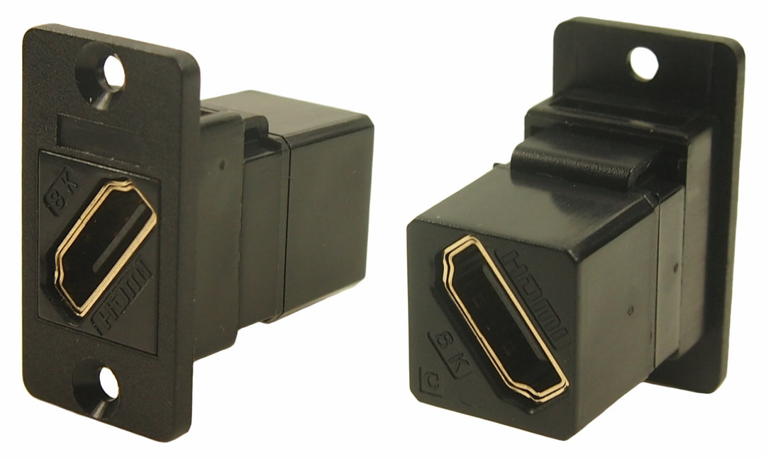 TieDex UK 35.5 x 19 x 31 mm 2 Way Straight Female/Female HDMI Connector 40V ac