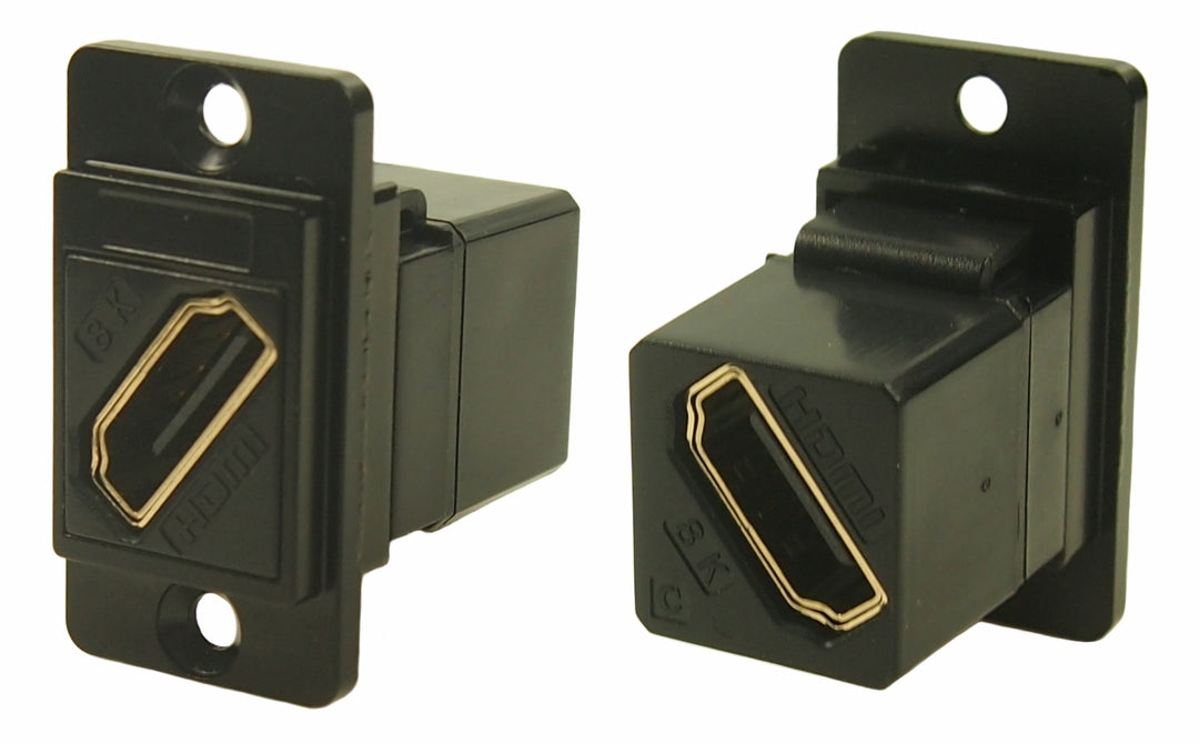 TieDex UK 35.3 x 29 x 19 mm 2 Way Straight Female/Female HDMI Connector 40V ac