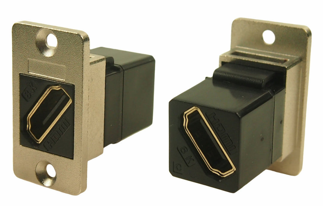 TieDex UK 35.5 x 19 x 31 mm 2 Way Straight Female/Female HDMI Connector 40V ac