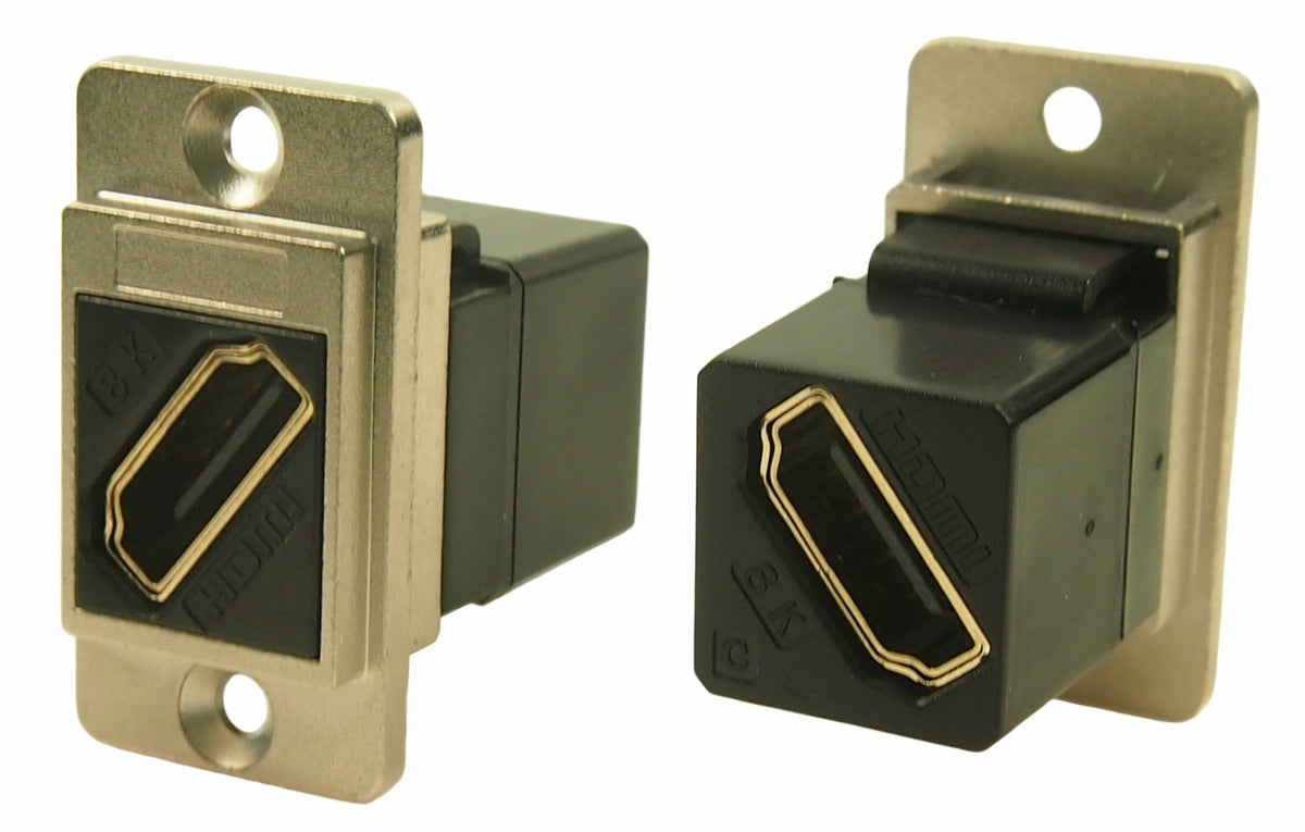 TieDex UK 35.3 x 29 x 19 mm 2 Way Straight Female/Female HDMI Connector 40V ac