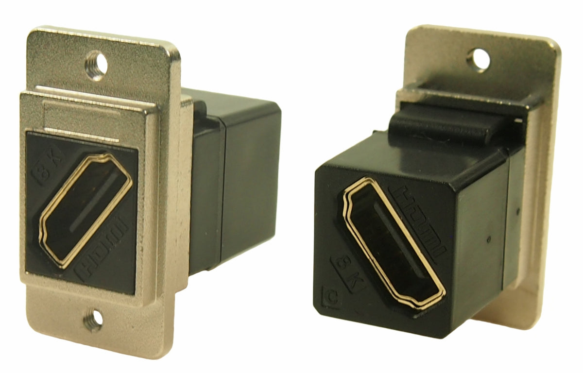 TieDex UK 35.3 x 29 x 19 mm 2 Way Straight Female/Female HDMI Connector 40V ac