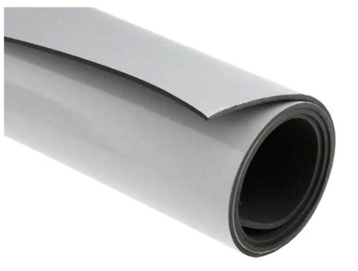 TieDex UK Adhesive Backing Polyimide Acoustic Insulation, 1 m x 950mm x 6 mm