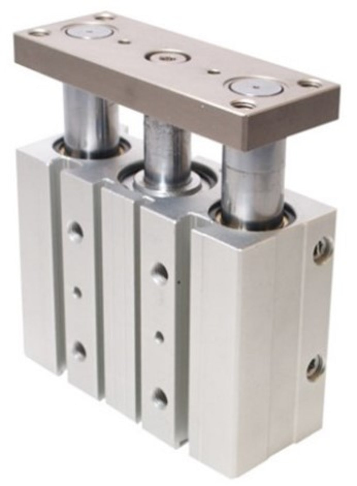 TieDex UK Pneumatic Guided Cylinder - 20mm Bore, 100 mm Double Acting Acting